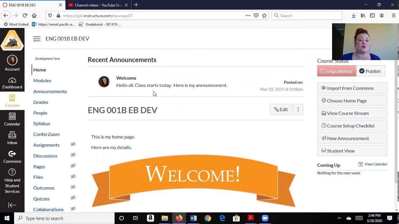 Posting Announcements and Regular Effective Contact