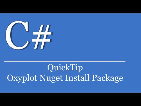 QuickTip #270 - C# Visual Studio .NET Tutorial - Install Oxyplot Nuget Package