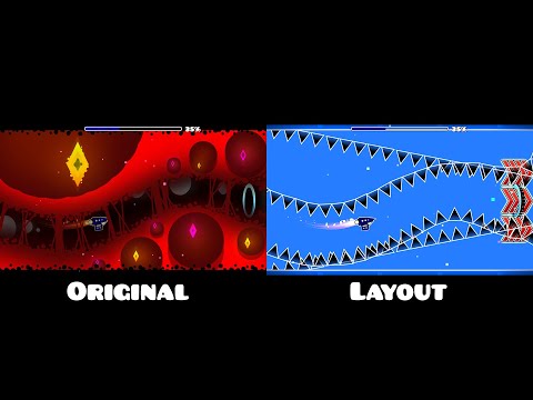 "Crazy III" Original vs Layout | Geometry Dash Comparison
