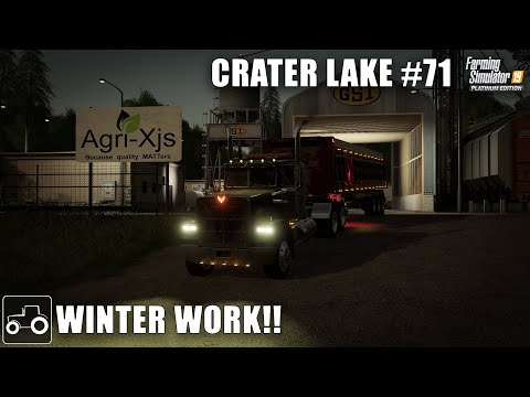 Building AgriXJS Sellpoint, Forestry & Selling Crops Crater Lake #71 Farming Simulator 19 Timelapse