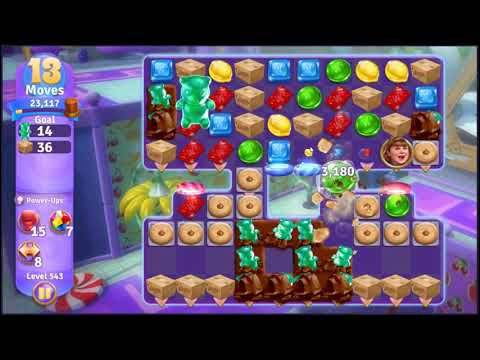 Wonka's World of Candy Level 543 - NO BOOSTERS + FULL STORY 🍫 | SKILLGAMING ✔️