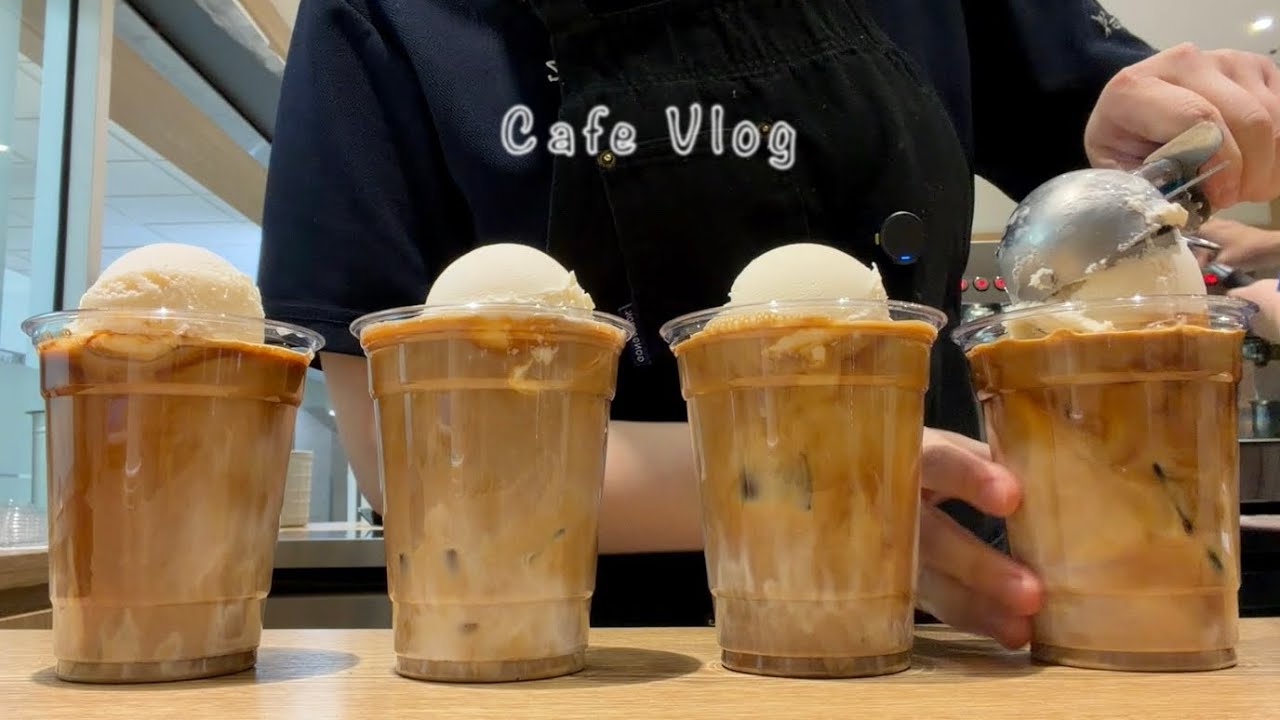 Cafe Vlog | 🤎🍨세상에서 제일 맛있는 아이스크림은? 겨울에 먹는 아이스크림🍨🤎