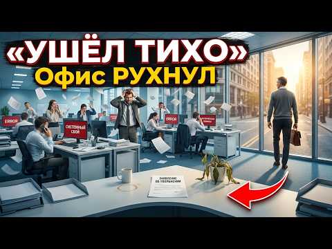 Самый тихий в офисе работал 11 лет. Уволился — обрушились 3 отдела. Никто не понял почему…