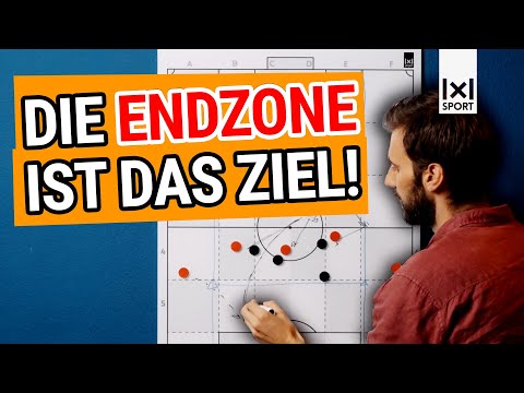 Zielstrebiges Spiel in die Endzone suchen - 8 gegen 8 + 2