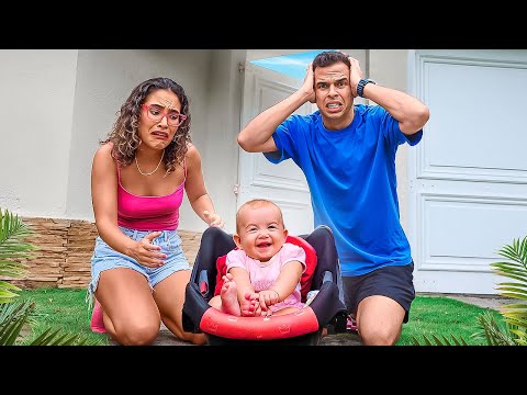 THEY LEFT A BABY IN FRONT OF THE MANSION! UNBELIEVABLE - ARE WE GOING TO KEEP HIM?