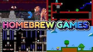 Homebrew Games - Commodore 64,Megadrive,NES,Megadrive