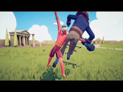 FLY KICK MAN vs 6x UNITS - TABS - Totally Accurate Battle Simulator