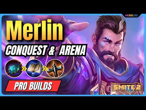 Best Merlin Build Smite 2 | Arena & Conquest PRO Builds 2025