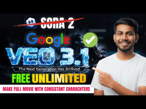How to Use Veo 3.1 Free Unlimited – The AI Video Tool That Just KILLED Sora 2!