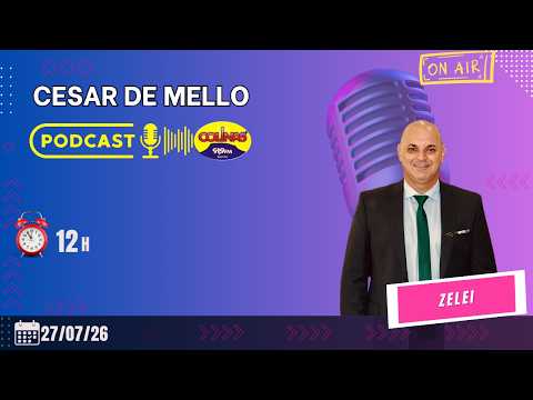 PODCAST CESAR DE MELLO – PREFEITO DE CONSELHEIRO MAIRINCK/PR, ZELEI – EP#160.