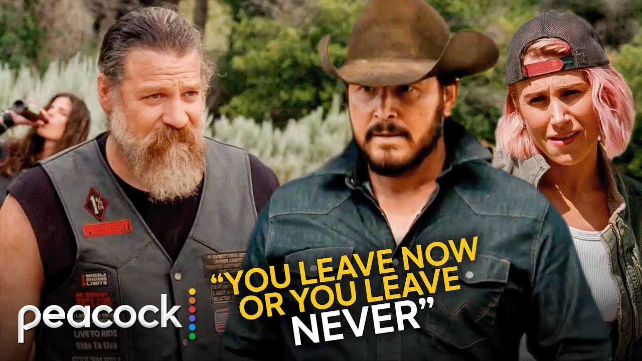 Yellowstone | Rip Handles a Biker Gang Trespassing on Dutton Ranch