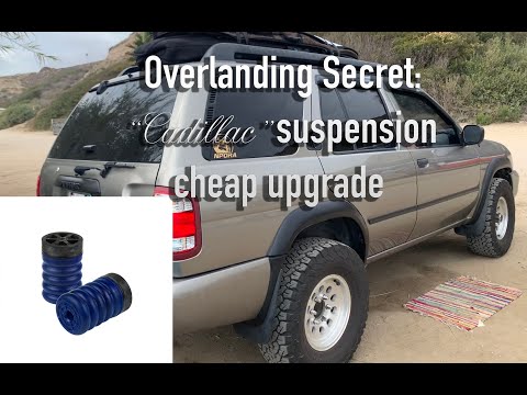 SumoSprings cheap overlanding suspension upgrade for the R50 Pathfinder/QX4