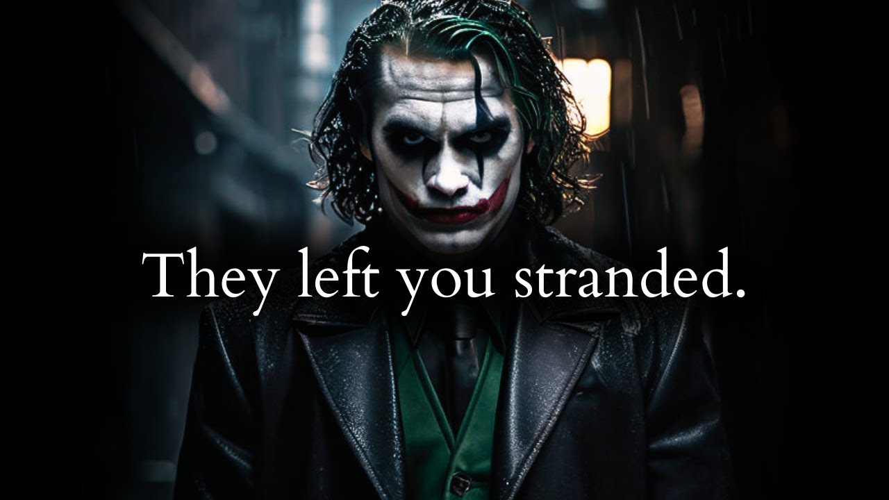 They left you when you needed them the most - Joker Speech (Powerful)