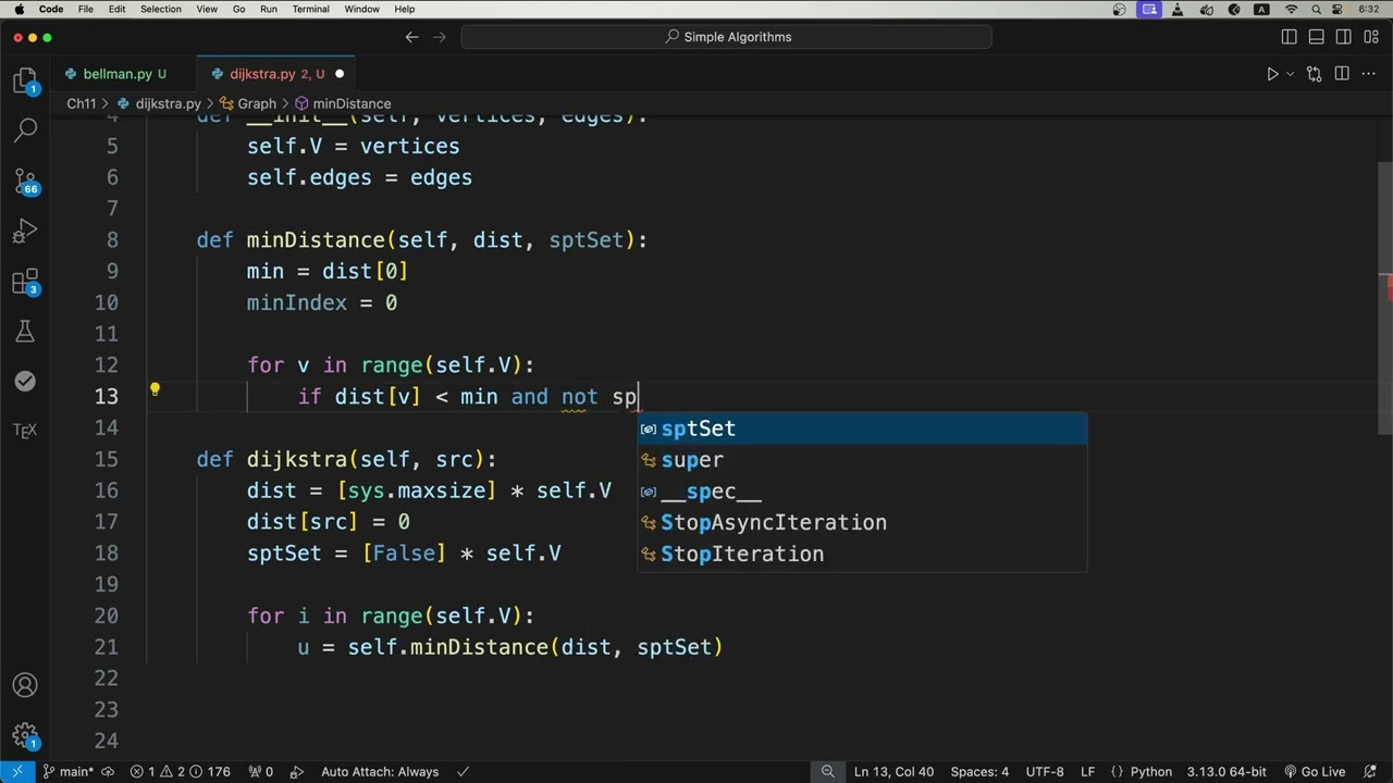 Implementing Dijkstra's Algorithm in Python