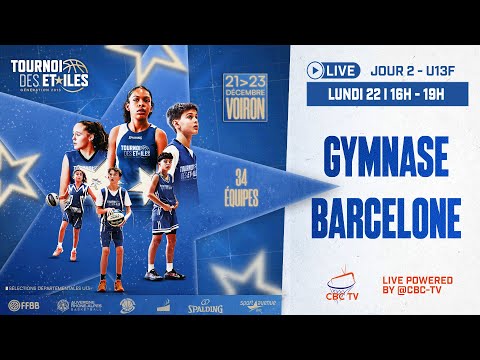 LIVE | Tournoi des Étoiles 2025 – Jour 2 (U13F) | Gymnase Barcelone | Voiron
