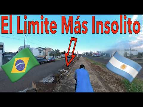 La FRONTERA SECA más EXTENSA de ARGENTINA y BRASIL 🇦🇷🇧🇷 y La increíble frontera seca de Misiones