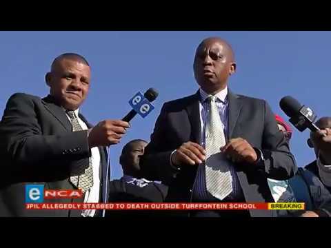 Joburg Mayor Herman Mashaba speaks in Alexandra.