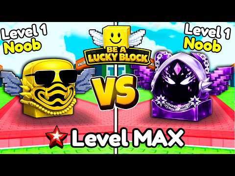 NOOB to MAX Level RACE in Be A Lucky Block video thumbnail