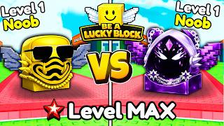 NOOB to MAX Level RACE in Be A Lucky Block!