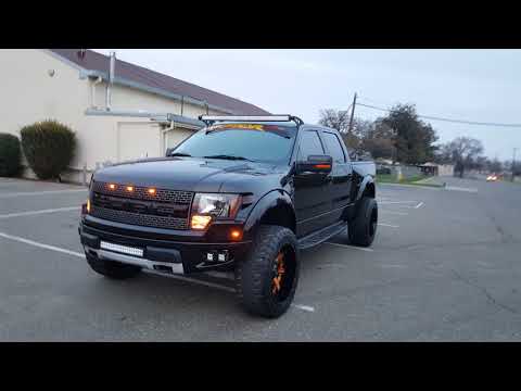 Sold 2011 Ford Raptor, Whipple supercharged, custom two-piece fuel rims, custom light bars,