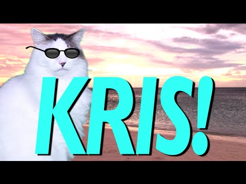 HAPPY BIRTHDAY KRIS! - EPIC CAT Happy Birthday Song
