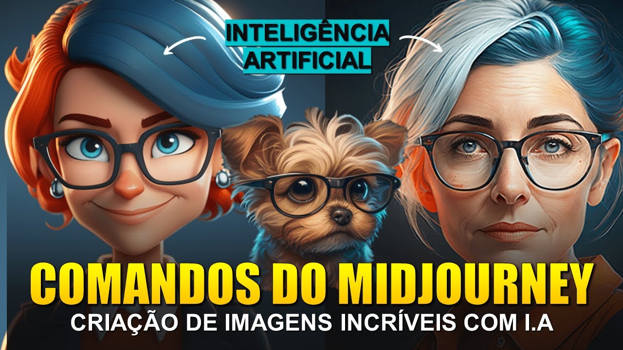 TUTORIAL DE MIDJOURNEY - Melhores Comandos para Criar Imagens com Inteligência Artificial