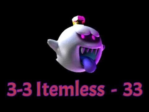 Super Mario 3D World (Switch) 3-3 Itemless Speedrun - Time: 33 (TWR)