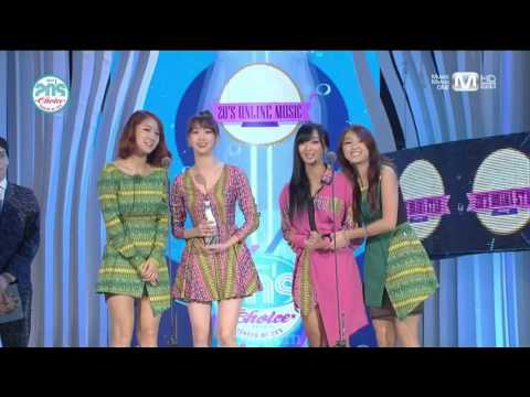 [1080p] 씨스타 - 온라인 뮤직상 수상 (130718 20's CHOICE)
