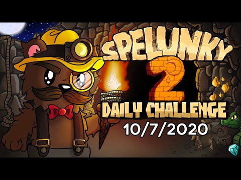 Spelunky 2 Daily Challenge with Baer! (10-7-2020)