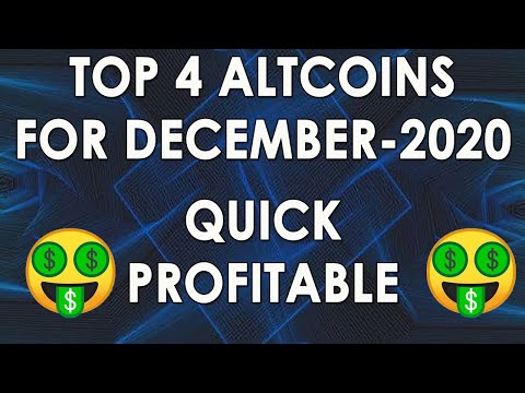 TOP 4 ALTCOINS FOR DECEMBER 2020 | 4 BEST ALTCOINS IN DECEMBER 2020 Video