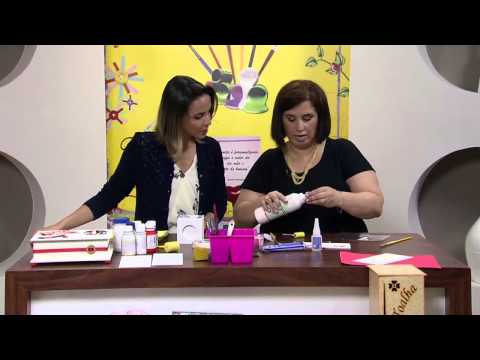 Mulher.com 03/04/2013 Cristiane Azevedo - Caixa porta recados Parte 2