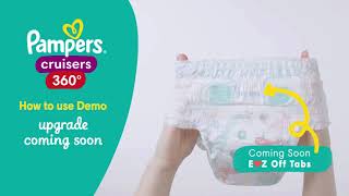 Pampers Cruisers 360 Got an Upgrade! New E?????Z Off Tabs
