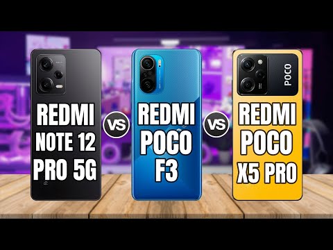 REDMI NOTE 12 PRO 5G VS POCO F3 VS POCO X5 PRO