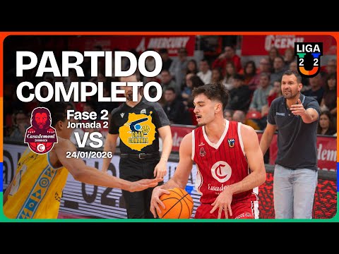 PARTIDO COMPLETO | Casademont Zaragoza – Gran Canaria | J2 | Grupo A | 2ª Fase | Liga U 2025-26