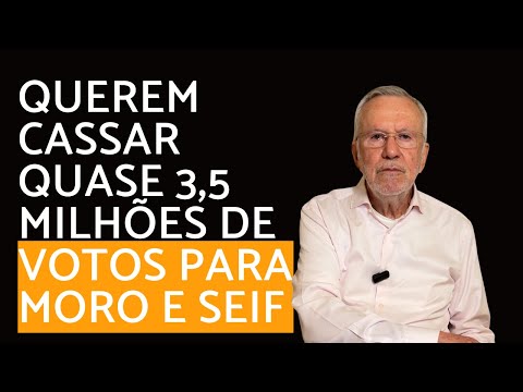 QUEREM CASSAR QUASE 3,5 MILHOES DE VOTOS PARA MORO E SEIF