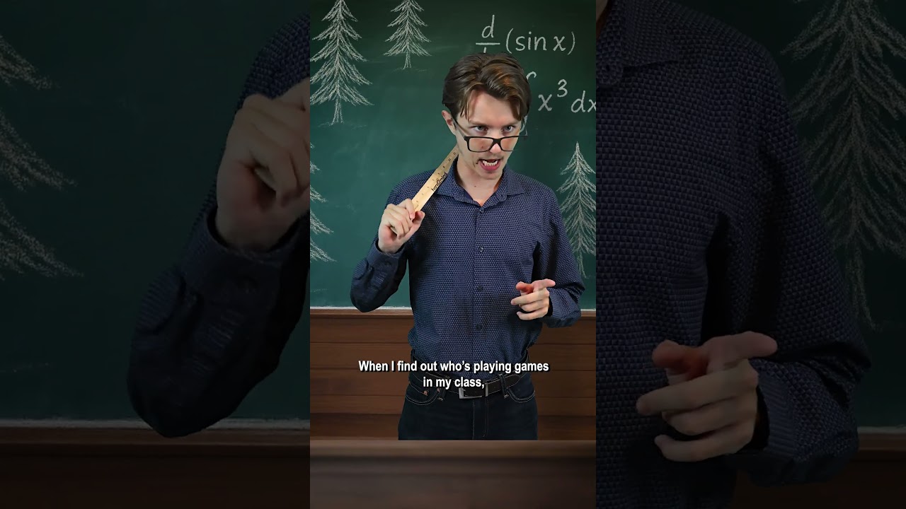 Getting caught playing games in class #skit #comedy #meme #funny #whiteoutsurvival
