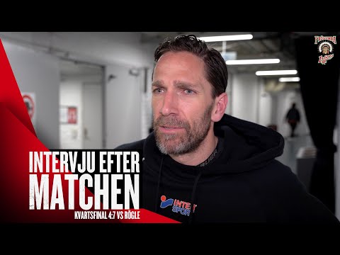 Frölunda: Youtube: Joel Lundqvist med känslorna efter förlusten mot Rögle