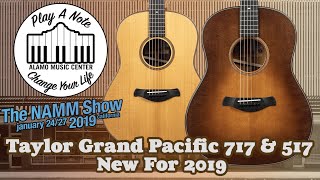 Video thumbnail for Taylor Grand Pacific 517 & 717 -  New For 2019 - Acoustic Guitar Review and Comparison by Alamo Music Center