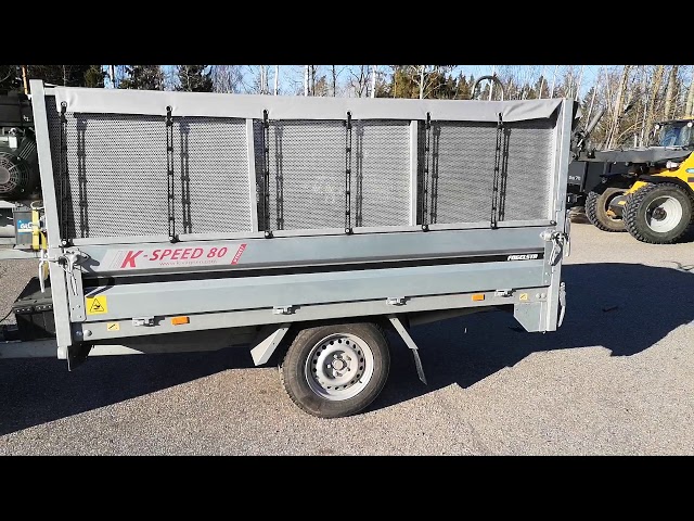 646299 Hydraulically tiltable trailer with leaf extractor K-Speed 80 - 2013