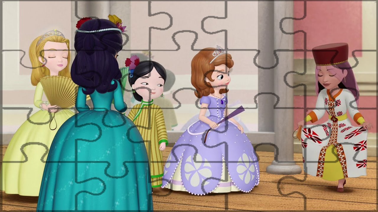 The Party | Sofia The First | Puzzle Games for Kids
