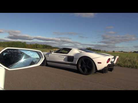 Ford GT Kompressor NG Motorsport (800+ HP) vs Lamborghini Aventador LP700-4 (stock) UNCUT