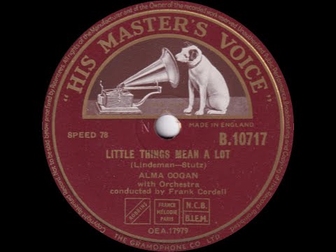 Alma Cogan - Little Things Mean A Lot