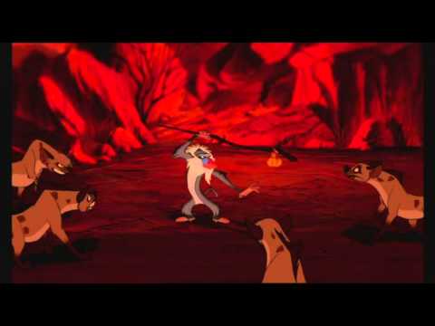 Lejonkungen : Rafiki vs hyenorna