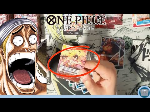 INSANE ONE PIECE PARAMOUNT WAR OP02 BOX OPENING - MANGA ACE PULLED!!