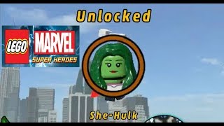 How to Unlock She-Hulk in Lego Marvel SuperHeroes