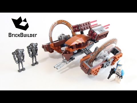 Vidéo LEGO Star Wars 75085 : Le droïde Hailfire