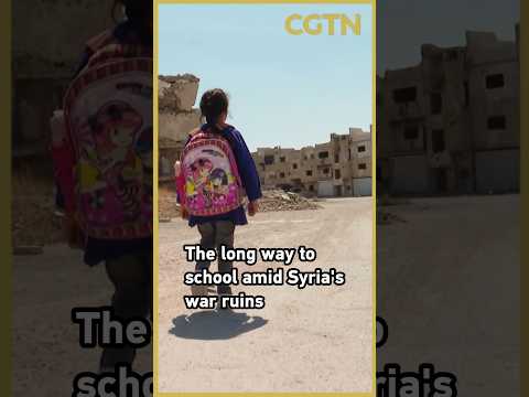 Syrian children face a long, hard journey to school