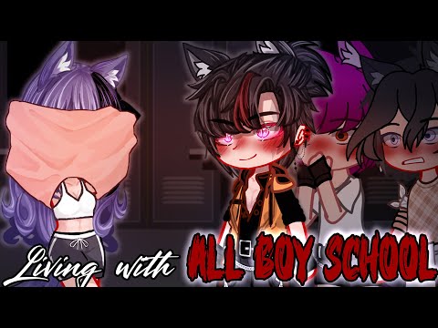 Living With All Boys In School 😰😏😵 | GLMM | GCMM Movie 33 | Extra Gachalife Joke