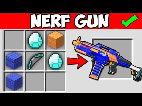 Minecraft Battle: NERF GUN CRAFTING CHALLENGE - NOOB vs PRO vs HACKER in Minecraft Animation