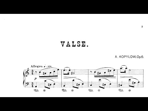 Alexander Kopylov - Valse, Op.6